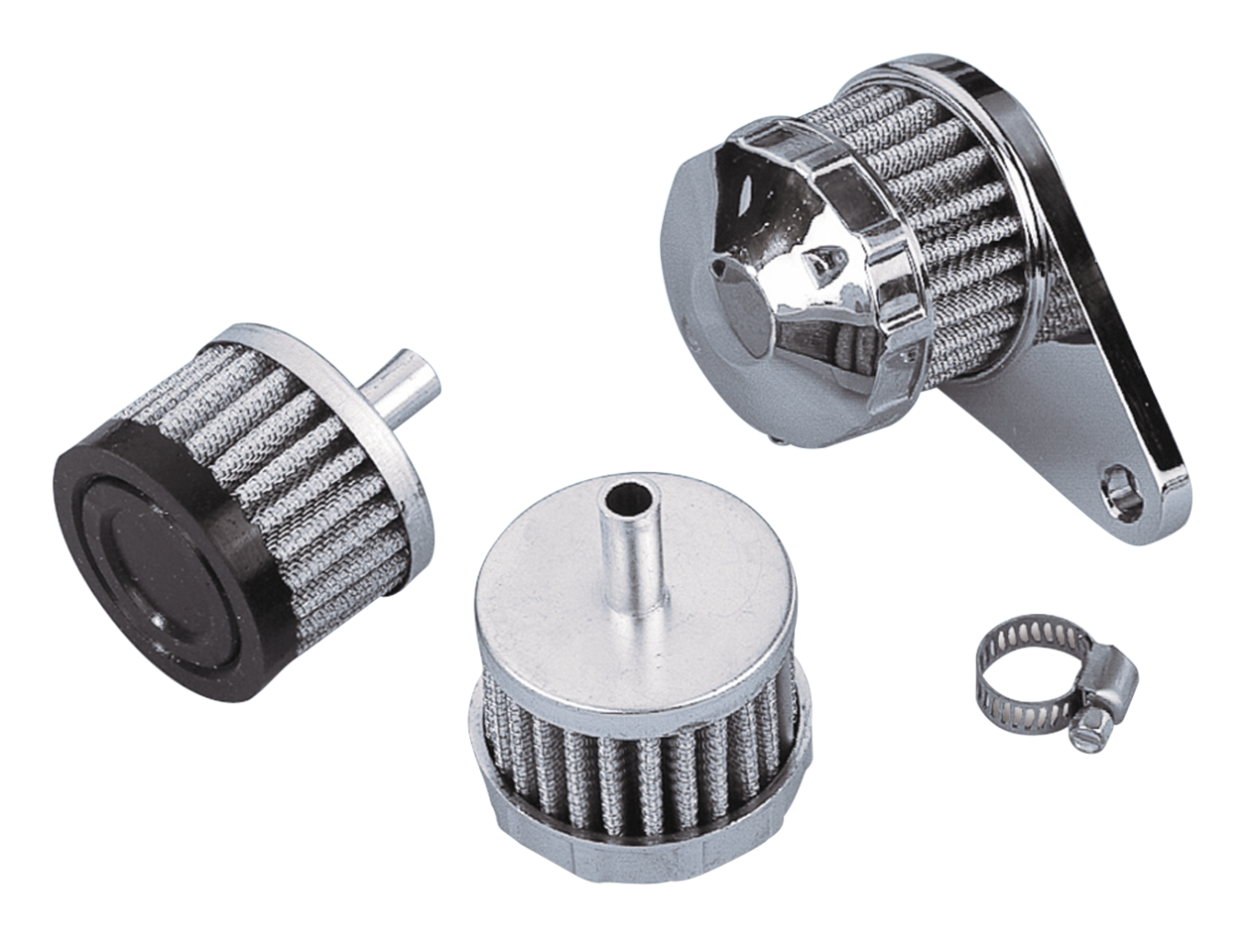 GZP Crankcase breather assembly chrome