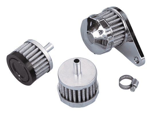 GZP Crankcase breather assembly chrome