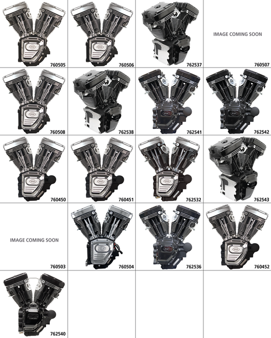 T124A engine, silver, No Induction/Ign