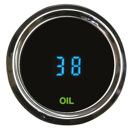 Round Digital Oil pressure gauge