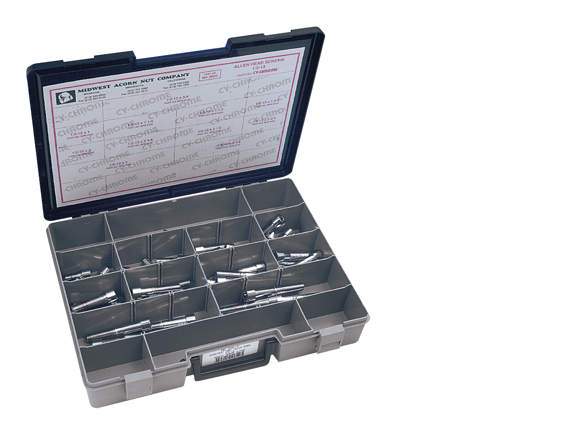 Ass.Tray Chrome Allen head screws 1/2UNC