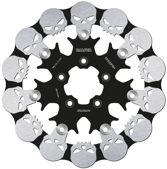 Galfer Skull floating disc 11.8" Front