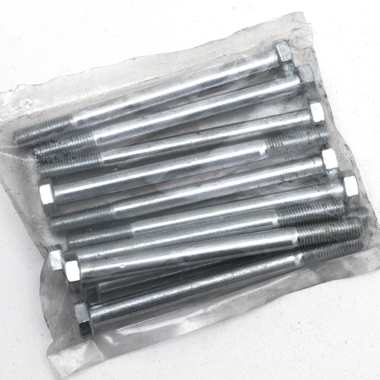 10pck hex bolt 5/16-24x4" UNF zinc
