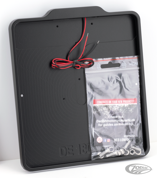 DMP License Frame DE Matt Black