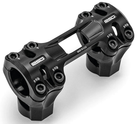 RSD Sector Risers 2" One-Piece Black