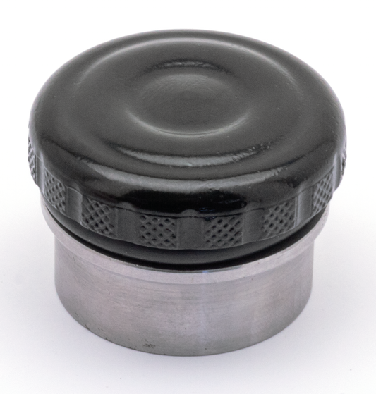 Alu Knurled Gas/Oil Cap Kit Black