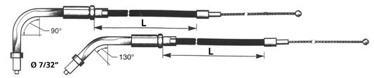 Barnett Black XL96 LN=33" 135° idle