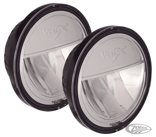 Vision X 4.5" round black passinglampset