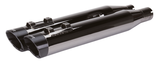 2Bros FLH/T17-up S/Os Black Chr slash
