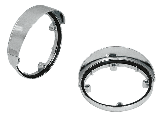 GZP Chrome Die-cast turn signal visor