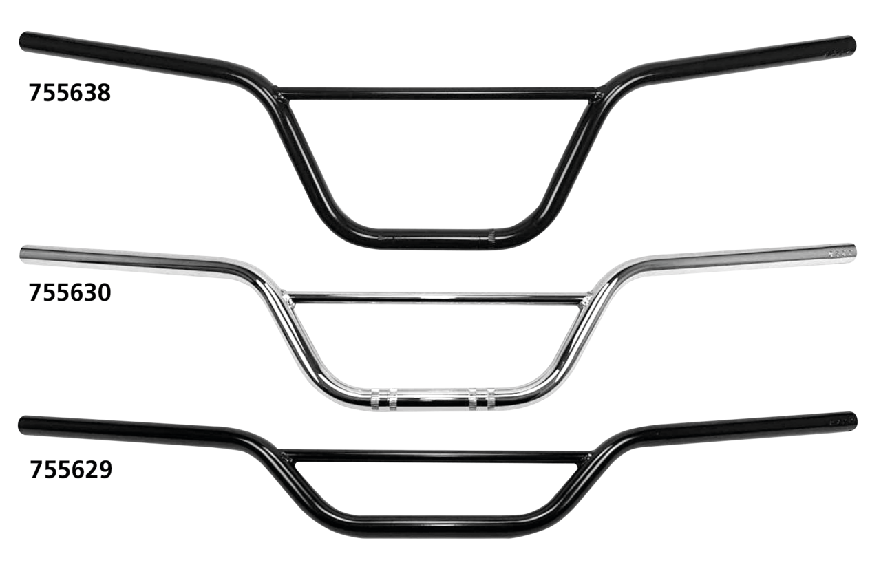 7/8" Handlebars Scrambler XL 8" BLK