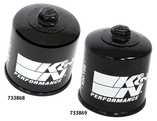 K&N Black Wrench-Off Oil filter Scout