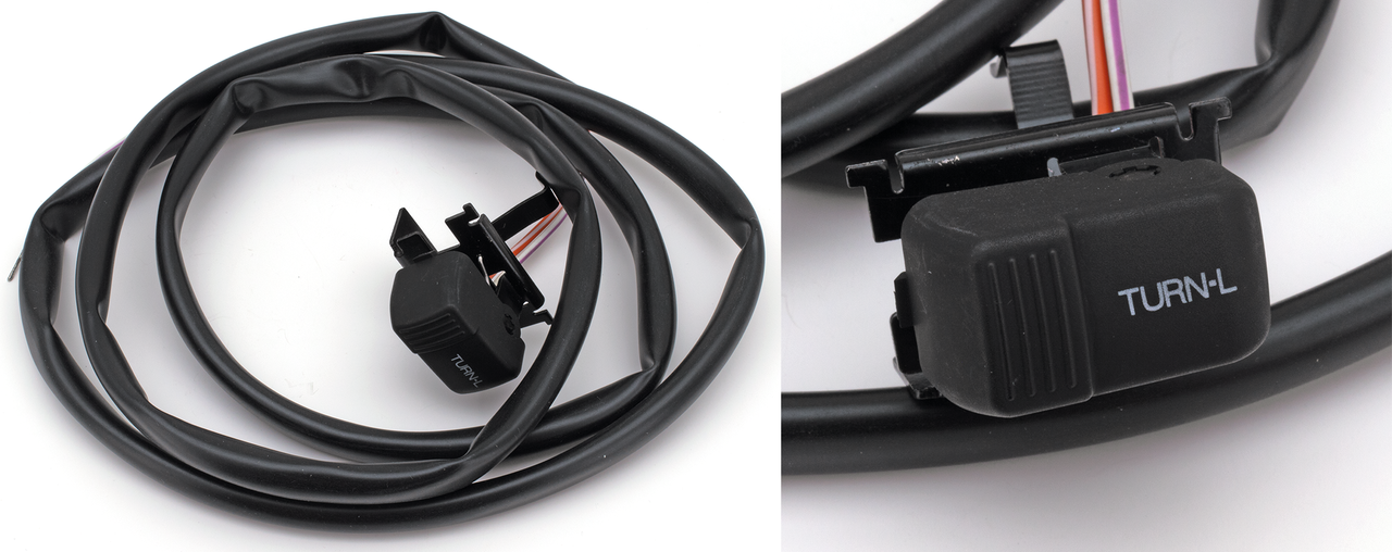 Left turn signal switch Black 96-06