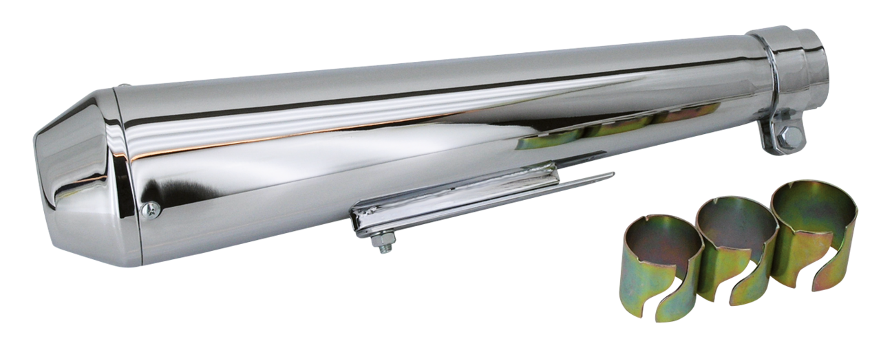 GZP Megaton style muffler 1.75" L=17.