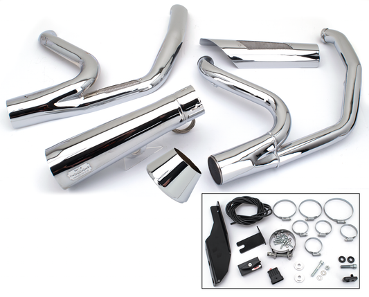 MCJ 2-1 Shorty FLH/T14-16 Chrome