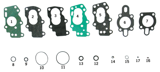Oil pump gasket kit XL54-62, XL72-76