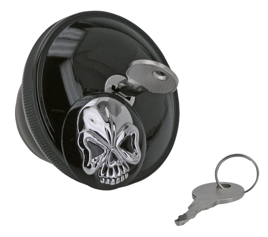 GZP Blk Skull locking gascap vetd 83-96