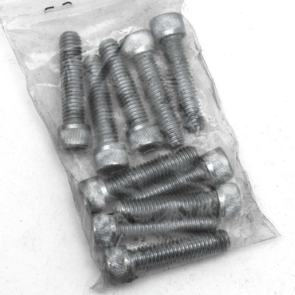 10pck allen bolt 3/8-16x1-5/8" UNC zinc