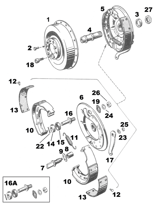 Rear Mechanical Brake Cam BT36-57