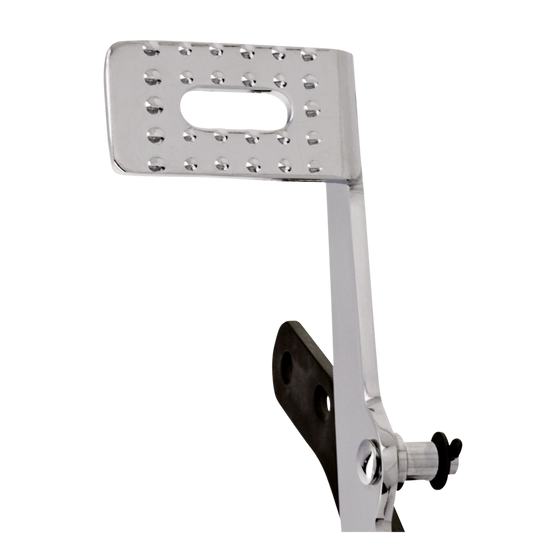 Clutch Pedal Kit Chrome Servi-Car 41-73