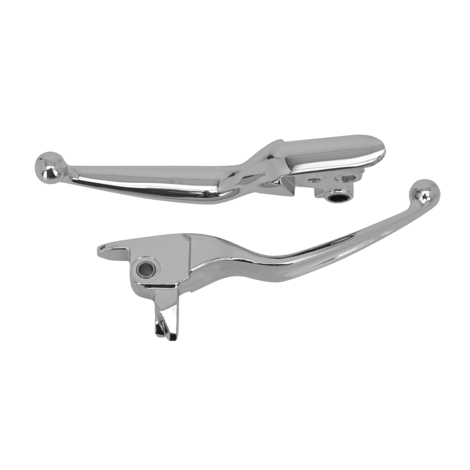 GZP Chr FLH/T08-16 levers, cable clutch