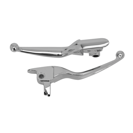 GZP Chr FLH/T08-16 levers, cable clutch