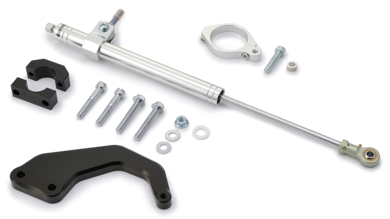 Steering Damper Kit Silver FLH/T99-08 41