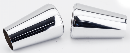 MCJ End Caps Royal 80 Tapered Chrome