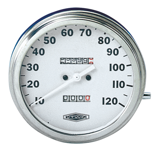 GZP Speedo MPH, White face, 2:1