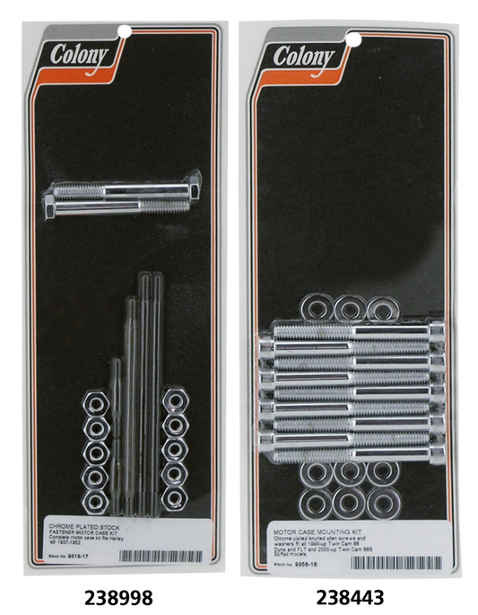 Chrome hex crankcase bolt kit BT96-99