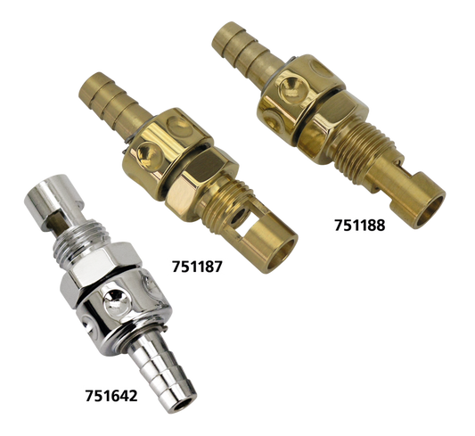 K-Tech petcock for S&S Super B chrome