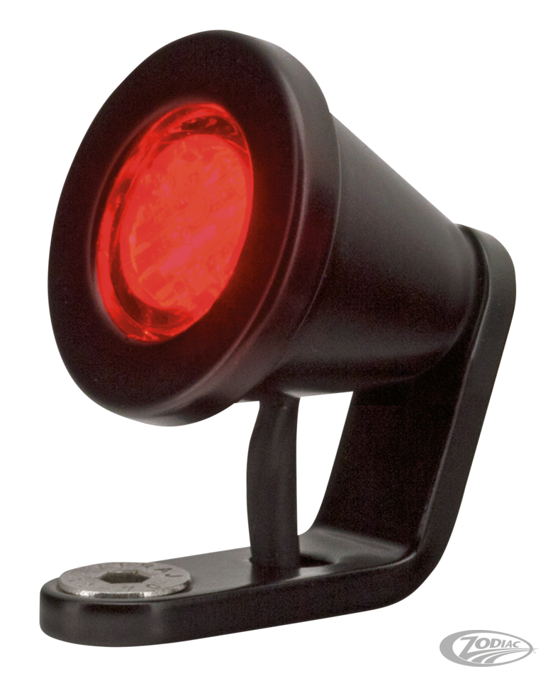 Black taillight 35mm + bracket