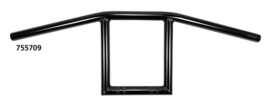 1" Handlebars Bobber Four BLK no dimple