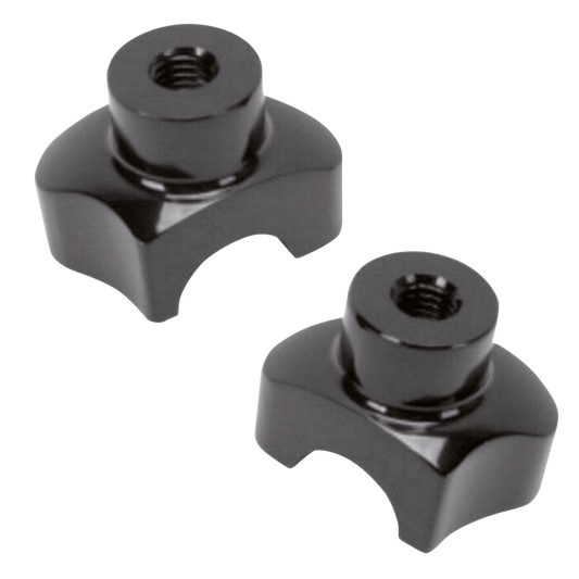 GZP Blk shorty risers 1.7" straight