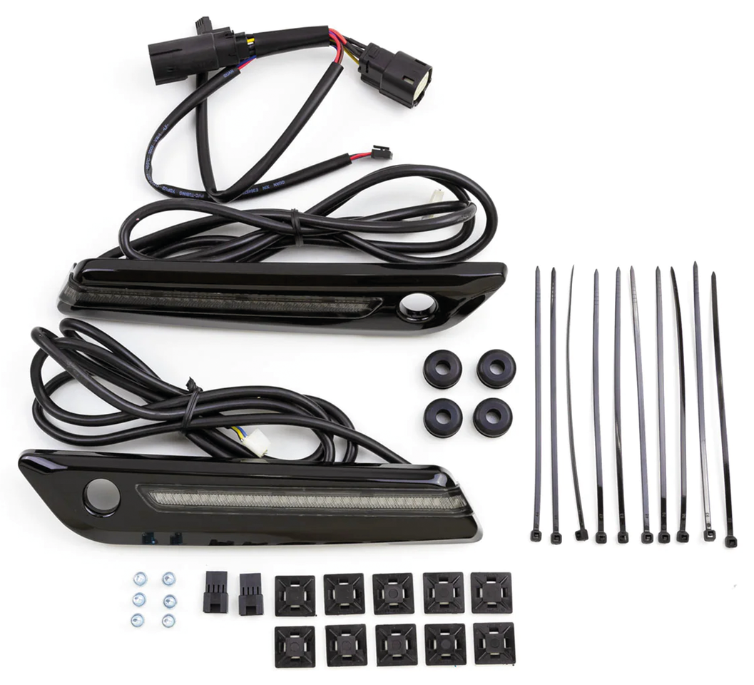 Blk hardbag latch cvrs smoke FLH/T14-Up