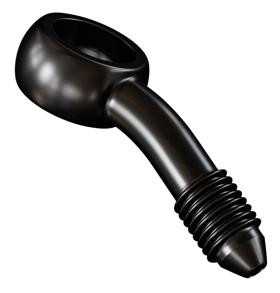 Black SS AN-3 banjo fitting 7/16" 20degr