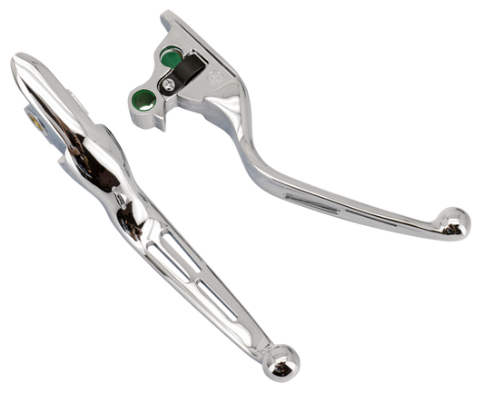 GZP Chrome slotted levers ST15-UP
