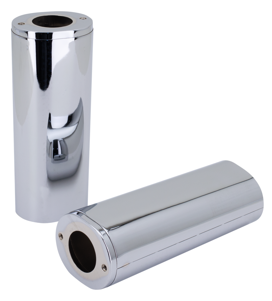 GZP Slider covers (pair) +2", chrome
