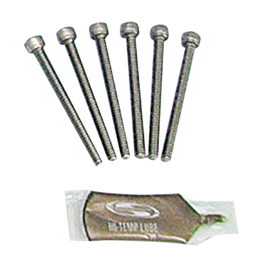 Supertrapp racing screws 10-24x3" set/6