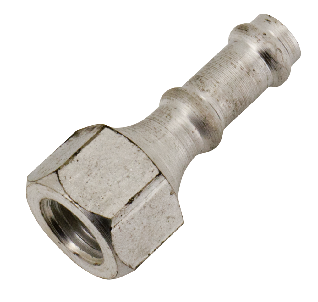 Fuel Hose Adapter White Plated HD49-Up
