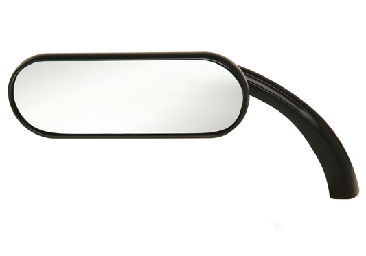BLACK MINI OVAL MIRROR LEFT