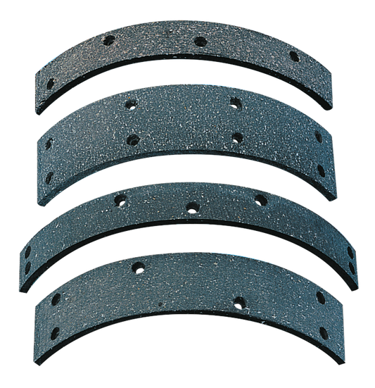 GZP Brake lining set asb. free 5 hole 38
