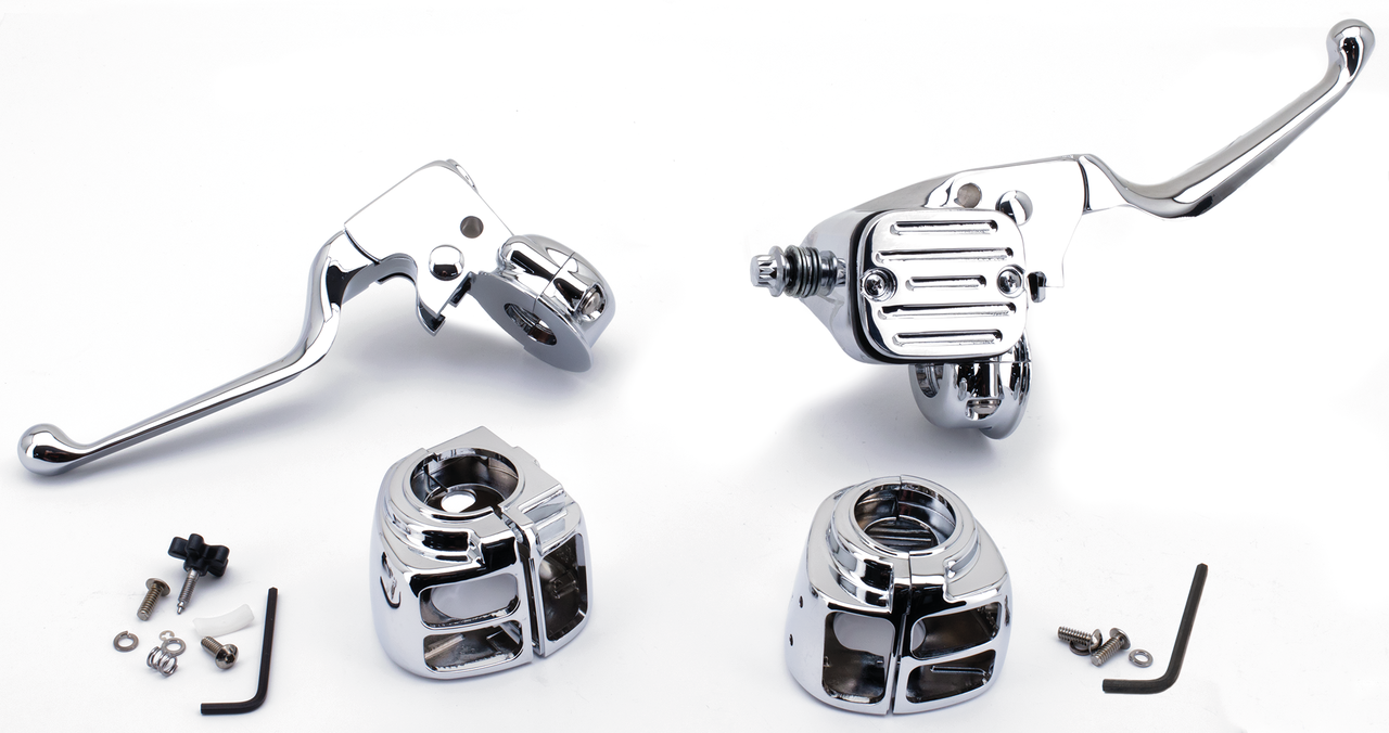 GZP Chr. Handlebar cntrl kit 96up 9/16"