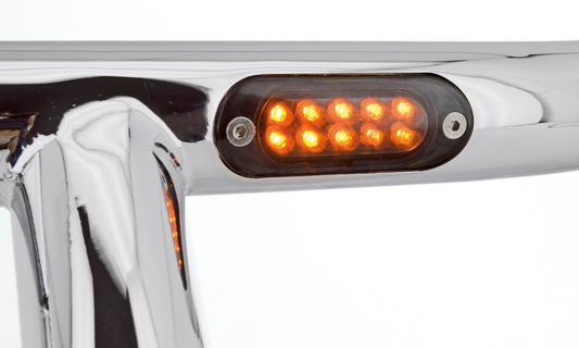 GZP CHR 6" T-Bar TBW smoke LED marker lg