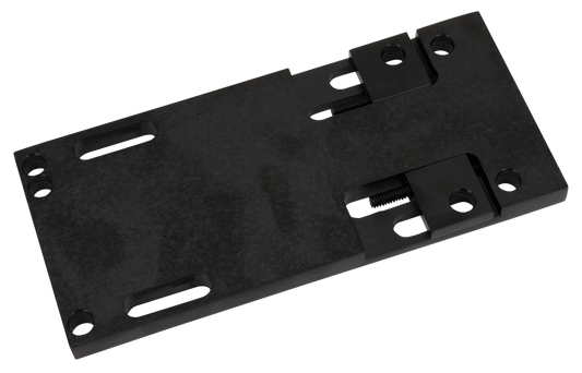 Adjustable transmission plate 79-86 blac