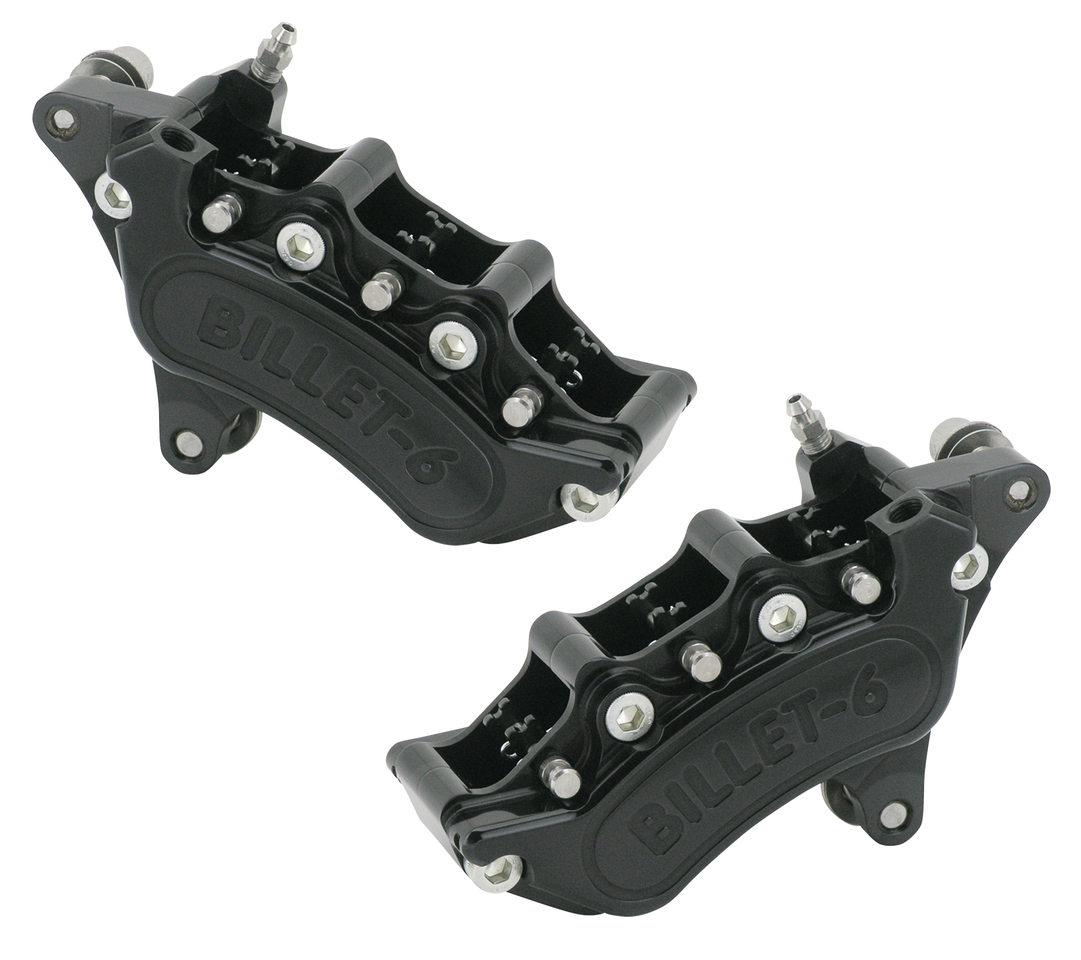 Billet 6 calipers 11.5" dual 84-99Blck