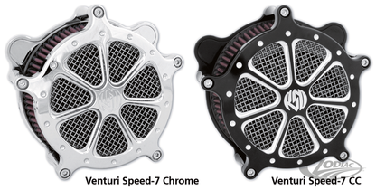 SPEED 7 AIR CLEANER CHROME XL91-UP