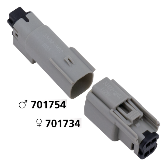 Molex 07Up 4-Position Male Gray OEM72415