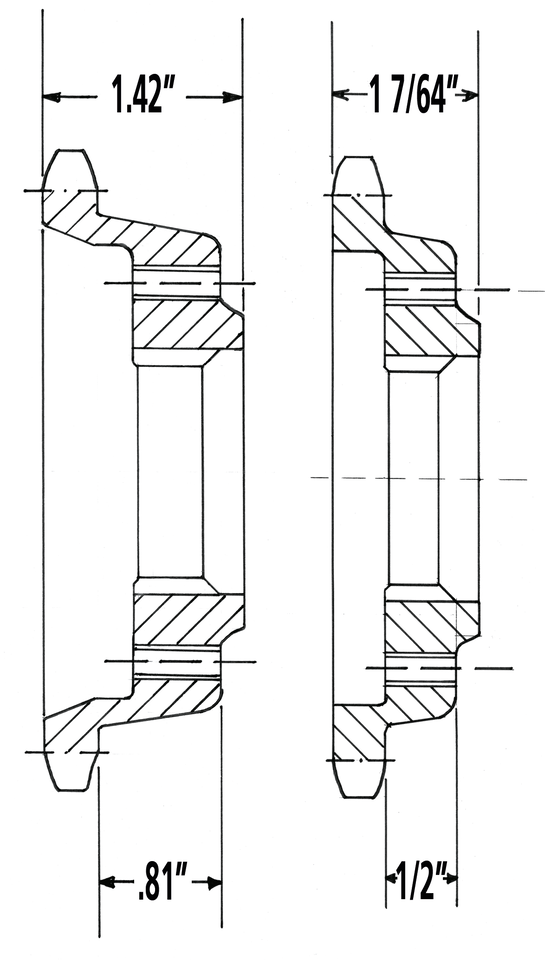 GZP 21T sprocket 1/2" offset BT86-06