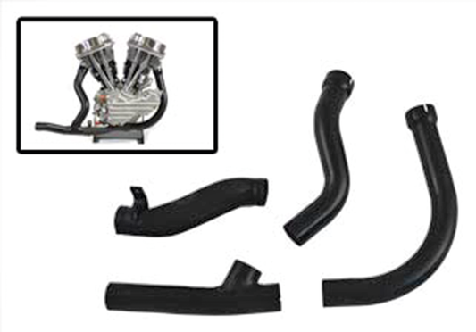 2-1 Complete Exhaust Black FL48-57